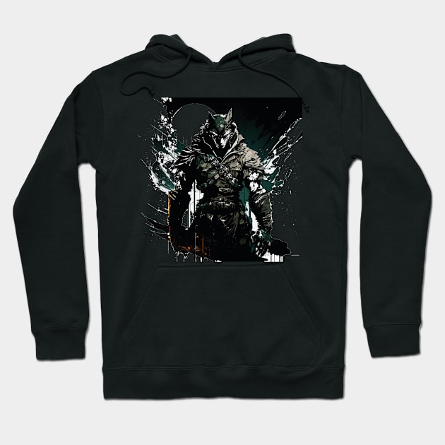 werewolf Hoodie by horrorshirt